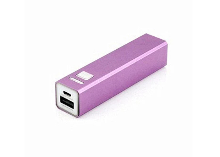2600mAh External Portable Mobile Power Supply , Mobile Phone Power Bank Color Custom