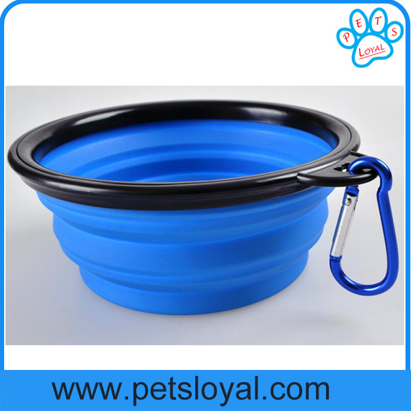 Manufacturer Cheap Silicone Pet Feeder Dog Bowl Collapsible Travel Pet Dog Bowl