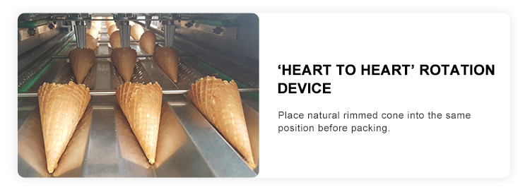 Automatic Ice Cream Cone Production Line Rolled Sugar Cone Machine