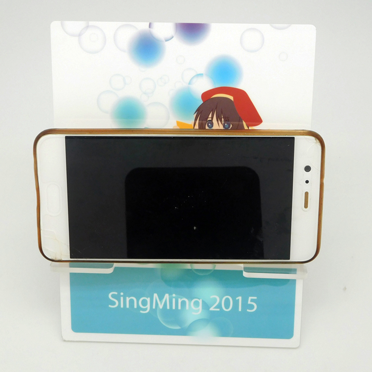 Anime OEM ODM Mobile Phone Holder Stand 3mm Thickness For Birthday Gift