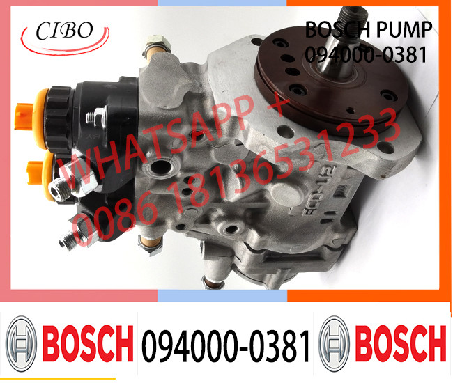 Common Rail Fuel Pump 094000-0381 For KOMATSU SAA6D125E-3 PC450-7 6156-71-1110
