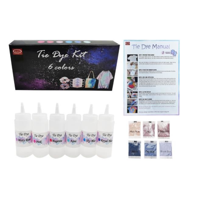 Large Tie Dye Kit for Kids and Adults 239 Pack Permanent Tie Dye Kits for Clothing Craft Fabric Textile Party Group