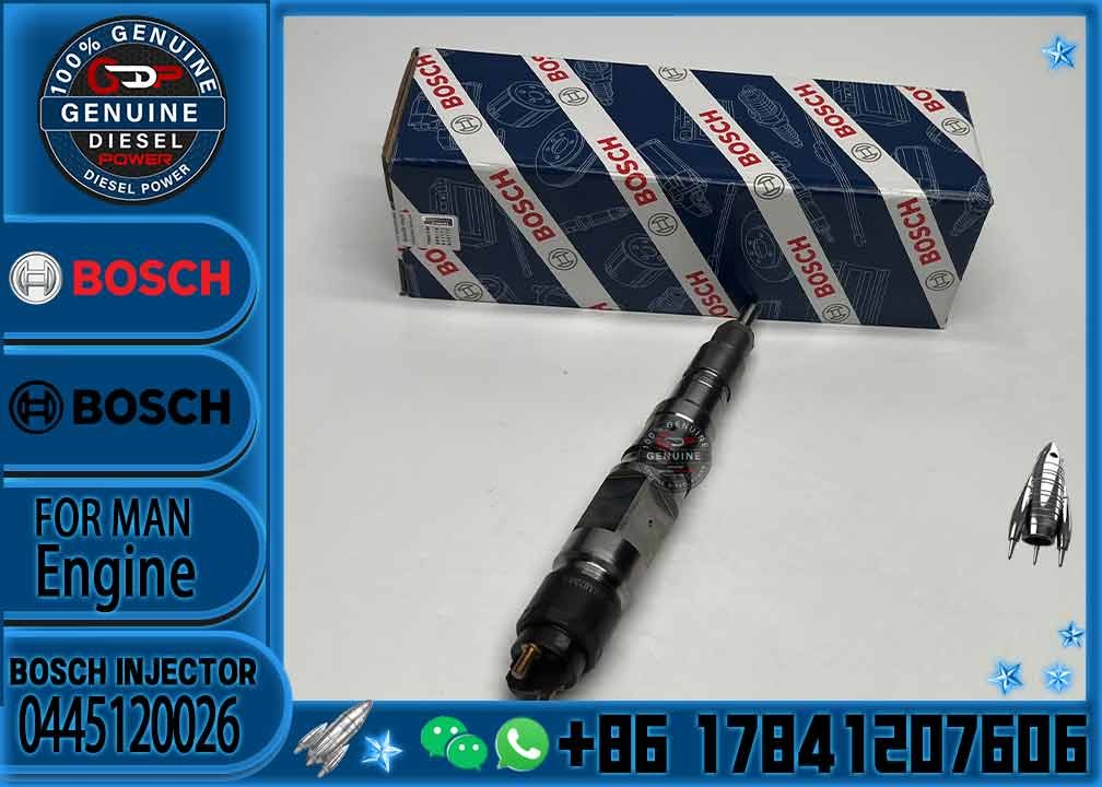 Common Rail Fuel Injector F00RJ01159 0445120024 0445120026 0445120027 For MAN