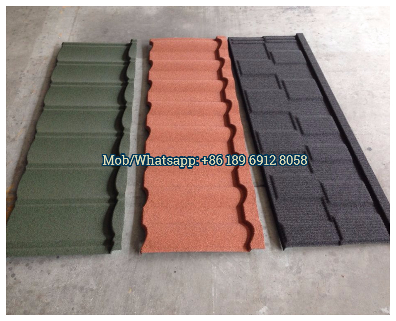 Milano Types Roof Tile Color Stone Coated Roof Tiles 