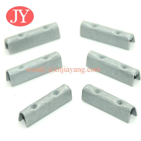 Quality Hot Sales Custom Logo Rose Gold Square Metal Aglet For Sport Shoe for sale
