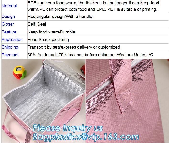 cooler bag waterproof oxford shoulder bag ice pack thermal picnic lunch box vehicle insulation bag for meal drinks pack