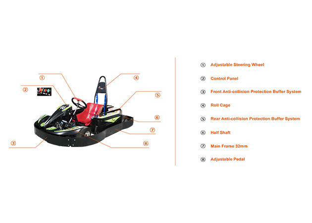 APP Adjustment Control 50km/h Electrical Go Kart