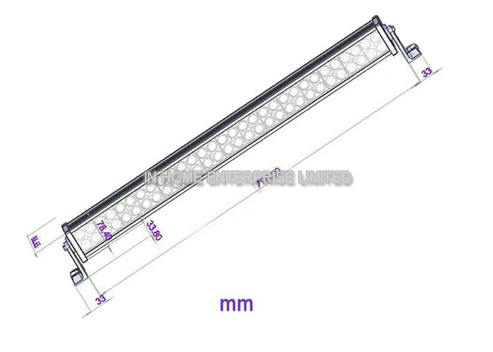 18000 LM Flush Mount LED Work Lamps 180w Led Light Bar IP67 Waterproof