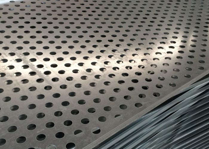 316 Stainless Steel Perforated Metal Sheet , W2m Punched Stainless Steel Sheet
