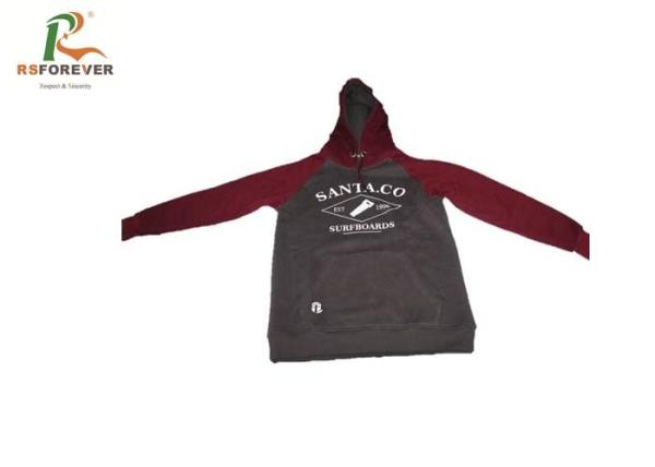 Quality Mens 100 Cotton Hoodie Pullover , Basic Warm Hooded Sweatshirt Coat Custom for sale