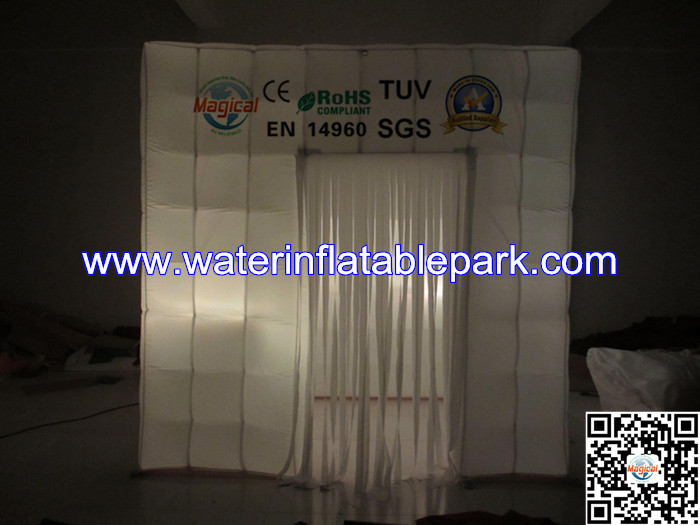 Shinning Shooting Inflatable Photo Booth Tent With LED Light