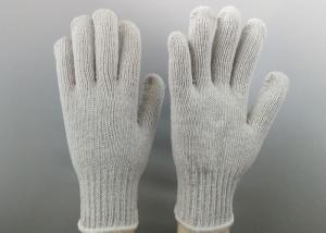 Buy cheap Elastic Cuff Cotton String Knit Gloves , Cotton Work Gloves With Rubber Gripper Dots product