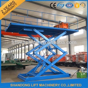3T 3M CE Hydraulic Scissor Car Lift for Basement