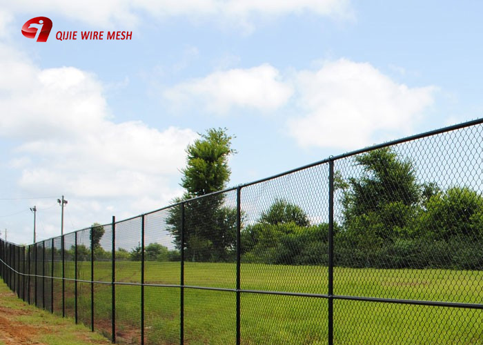 galvanized chain link fence