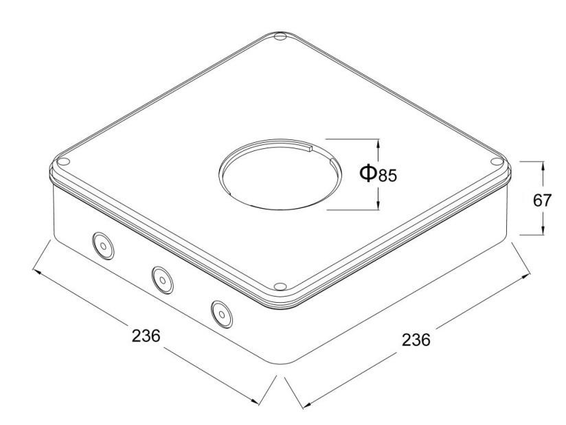 Non Maintained Emergency LED Downlight White 2W 130mm DGS32A