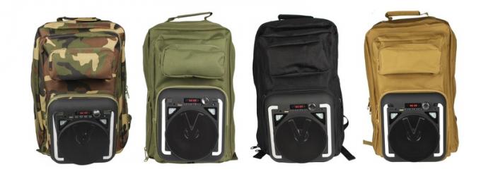 CH-M34 Backpack Bluetooth Speaker Bluetooth version 3.0, RDA solution Maximum support 32G