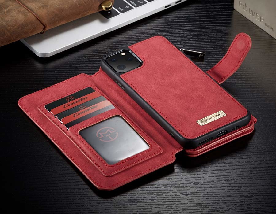 Multifunctional wallet PU leather phone case for 2019 iphoneX, with zipper slots