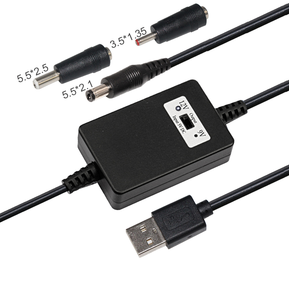 Boost Buck Voltage Converter DC 5V To 12V 2A Power Step Up Cable For Car Wifi Modem