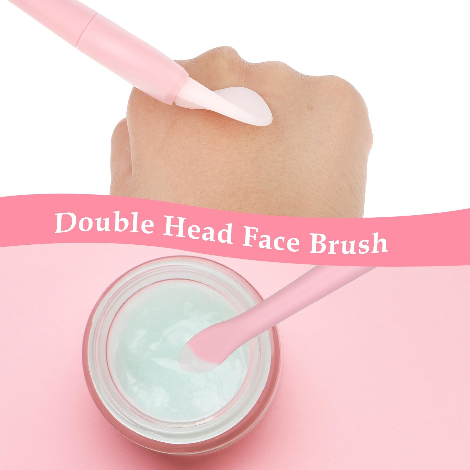 OEM Silicone Face Mask Brushes Mud Mask Applicator Brush For BB CC Cream Body Lotion