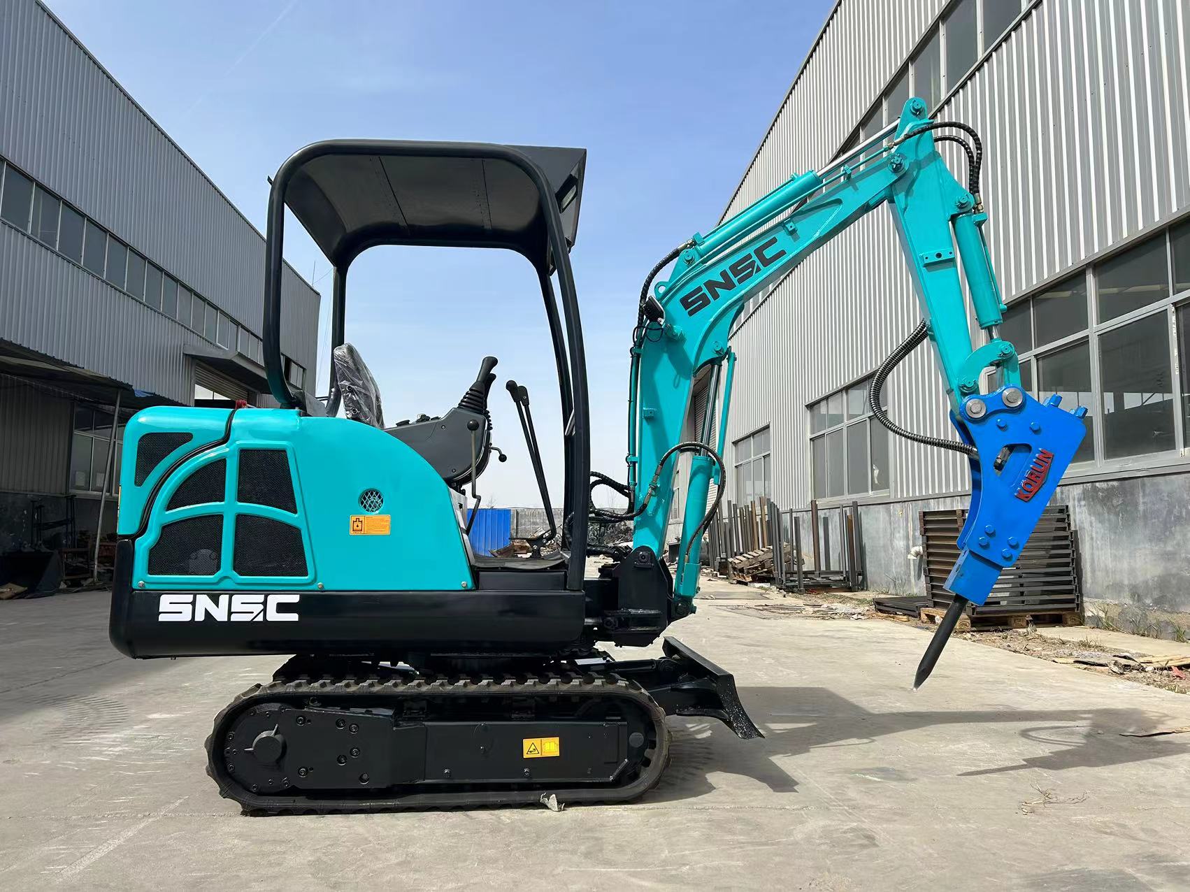 20kw Micro Small Mini Escavator Hydraulic Crawler Digger Excavator 1.7ton Operating Weight