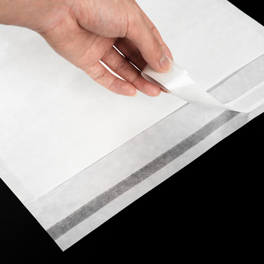 Wood Pulp Wax Lined Paper Bags Glassine Paper Bag Thickness 40g