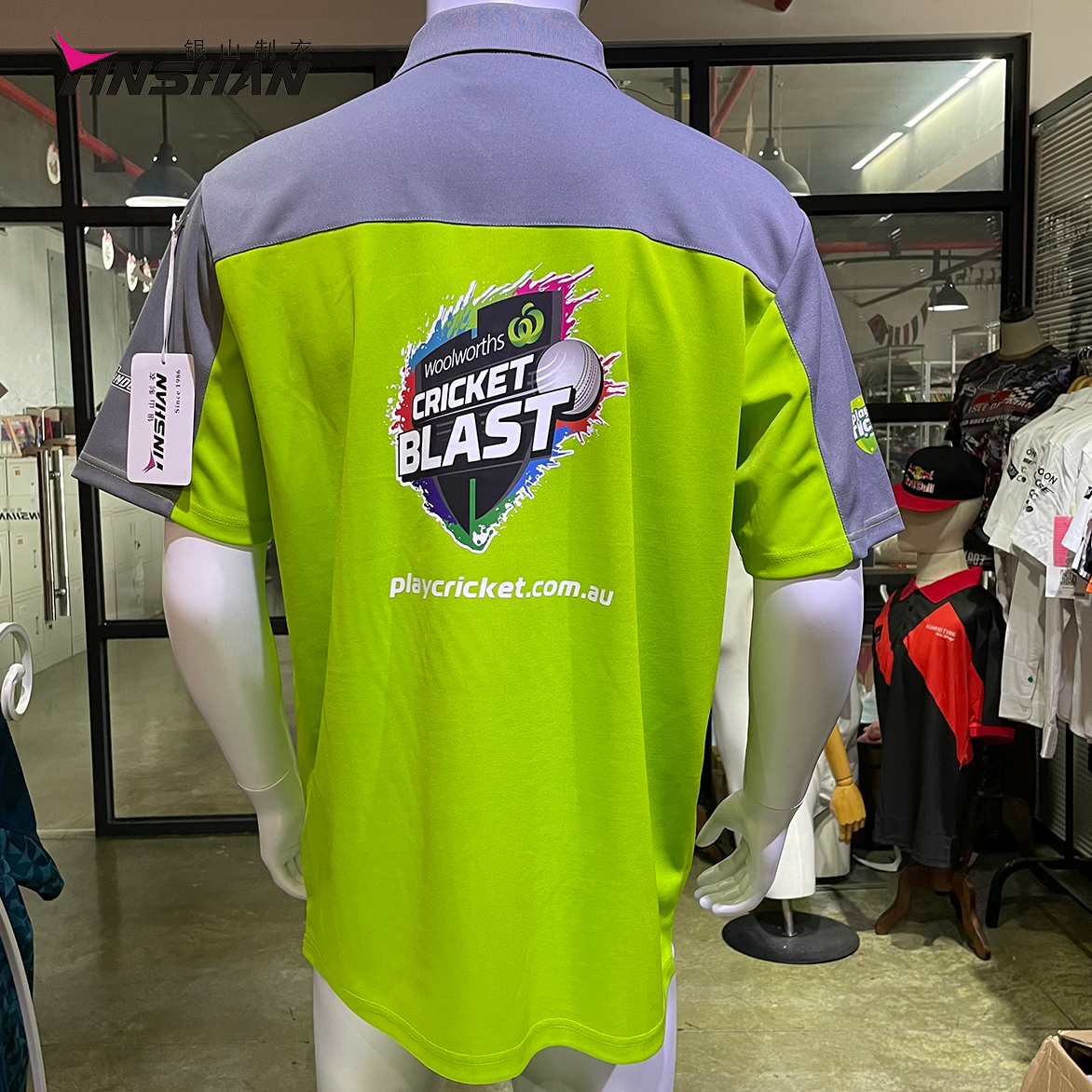 Fanswear Fanswear Cricket Polo Shirt Jersey in Customized Color for Sportswear Type
