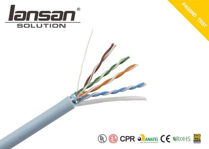 BC PVC Cat5e Lan Cable CM Jacket FTP 4 Pair Wire CM Flame Retardant