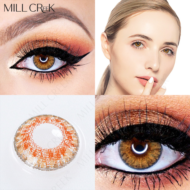 Natural Colored Amethyst Eye Contacts Lens Non Prescription