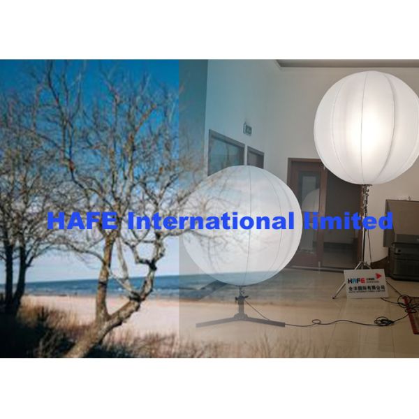 96w LED Inflatable Light Bulb Balloon 63ft Diameter For Events Decoration
