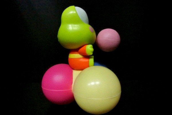 Green Frog Kerokerokeroppi Custom Plastic Toys For Children Storage