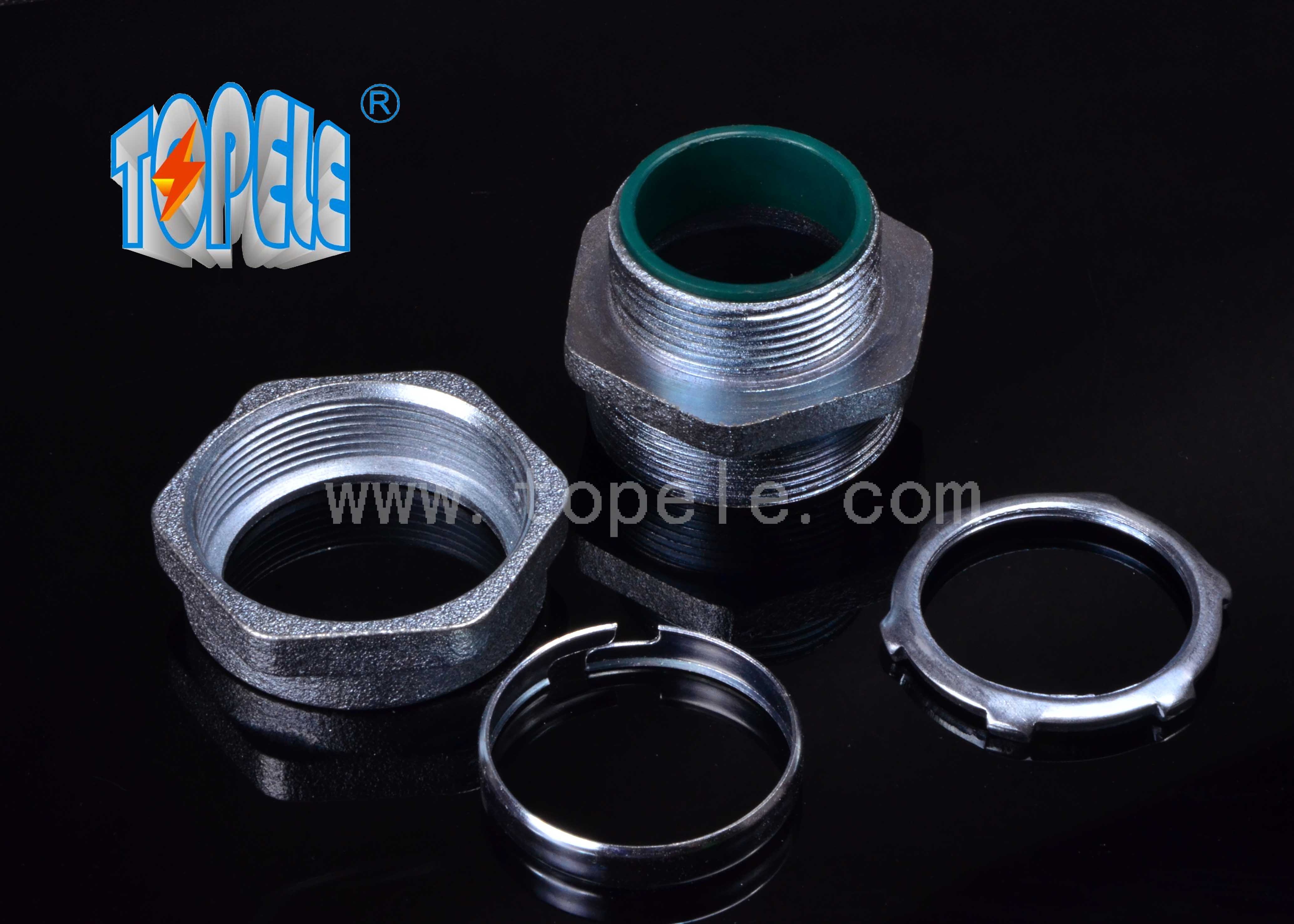 Steel EMT Conduit And Fittings NPT Thread , EMT Compression Connector - Steel