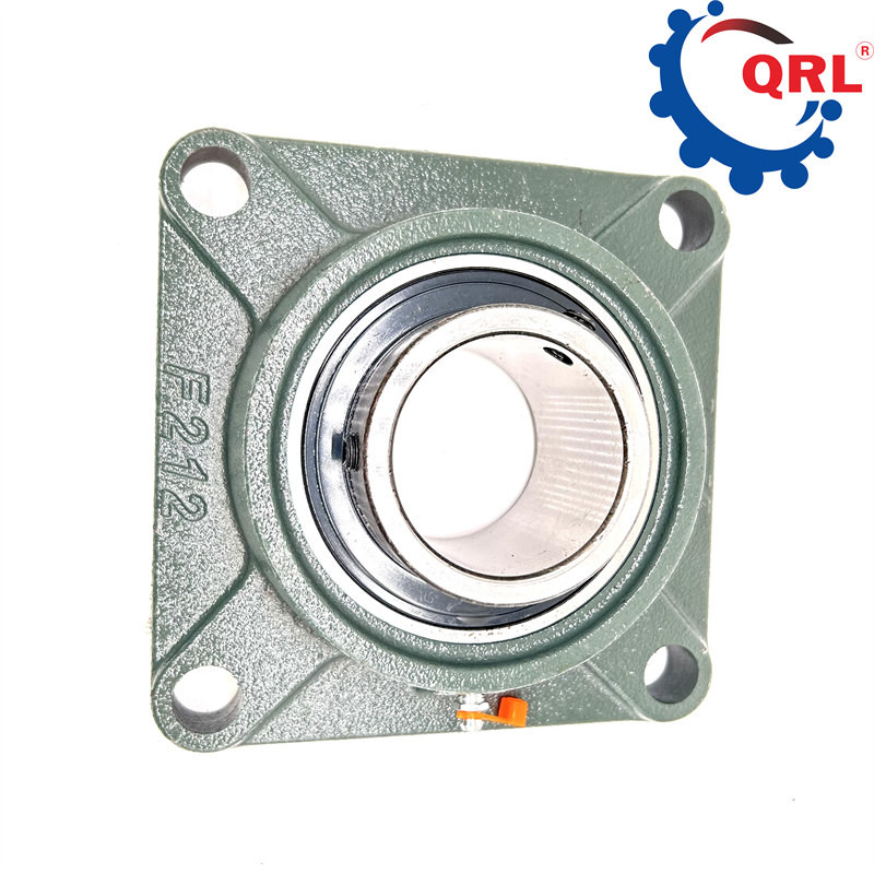 UCF 212 Square Flanged Ball Bearing Unit With Set Screw Locking
