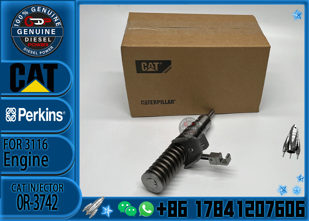 Excavator Common Rail E320L S6K Engine Injector 20R-2056 7E-8729 Fuel Injection Nozzle 7E-9585