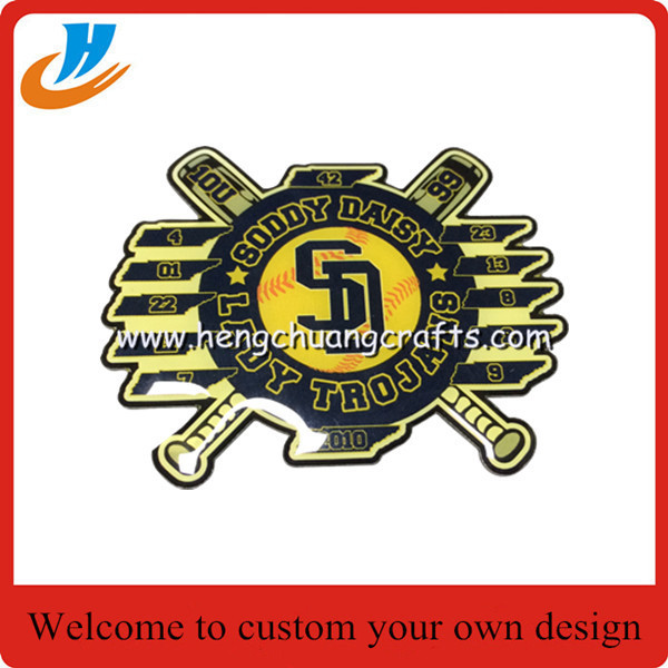 Offset process baseball badges,fast production baseball metal lapel pin