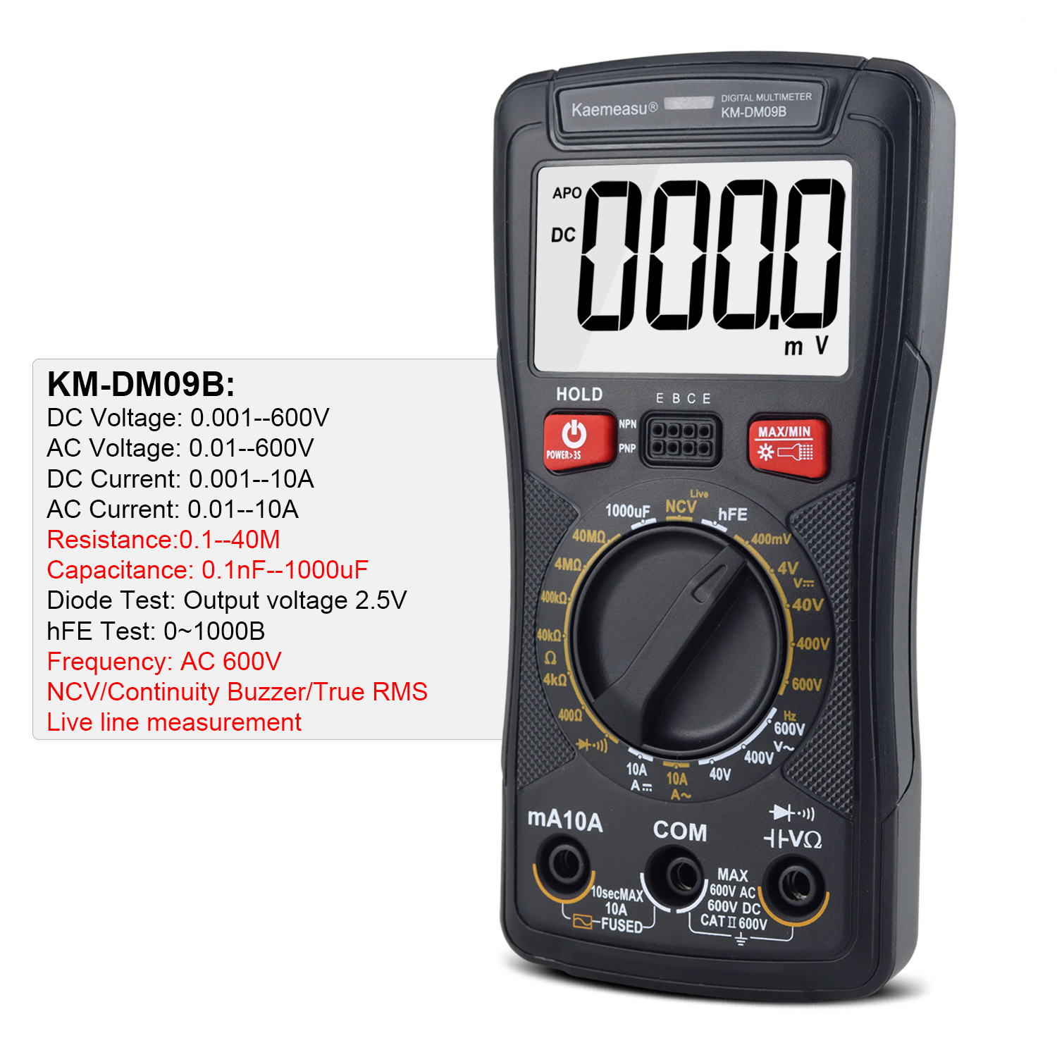 Electrician Professional Multimeter Voltage Meters Moultimetro Smart Digital Multimeters