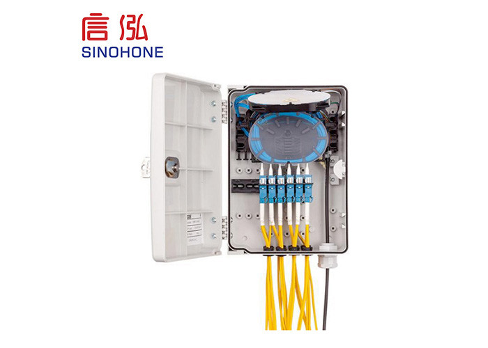 FTTH Fiber Optic Splitter White Black Color Water Blocking Material