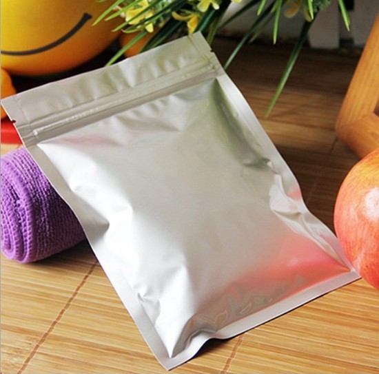 food grade best design top zipper aluminum foil packaging bag for food packing