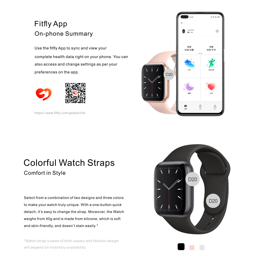 Mtk2502 Ladies Smart Watch Android 1.54 inch 280mA Fitness Tracker
