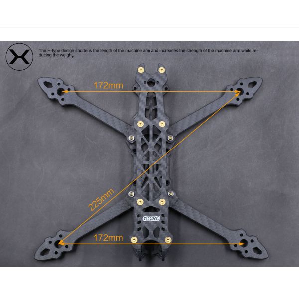 GEPRC Mark 4 FPV Racing Drone Quadcopter Frame Rooster 230mm 5 Inch 225mm/6 Inch 260mm/7 Inch 295mm Arm W/ Security Protection