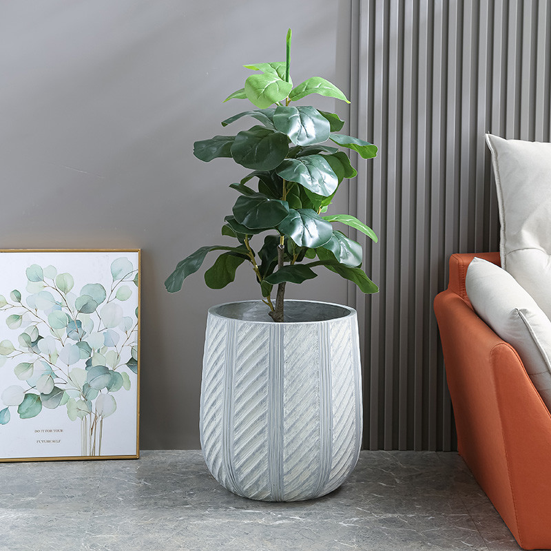 Customed Fiber Clay Planter