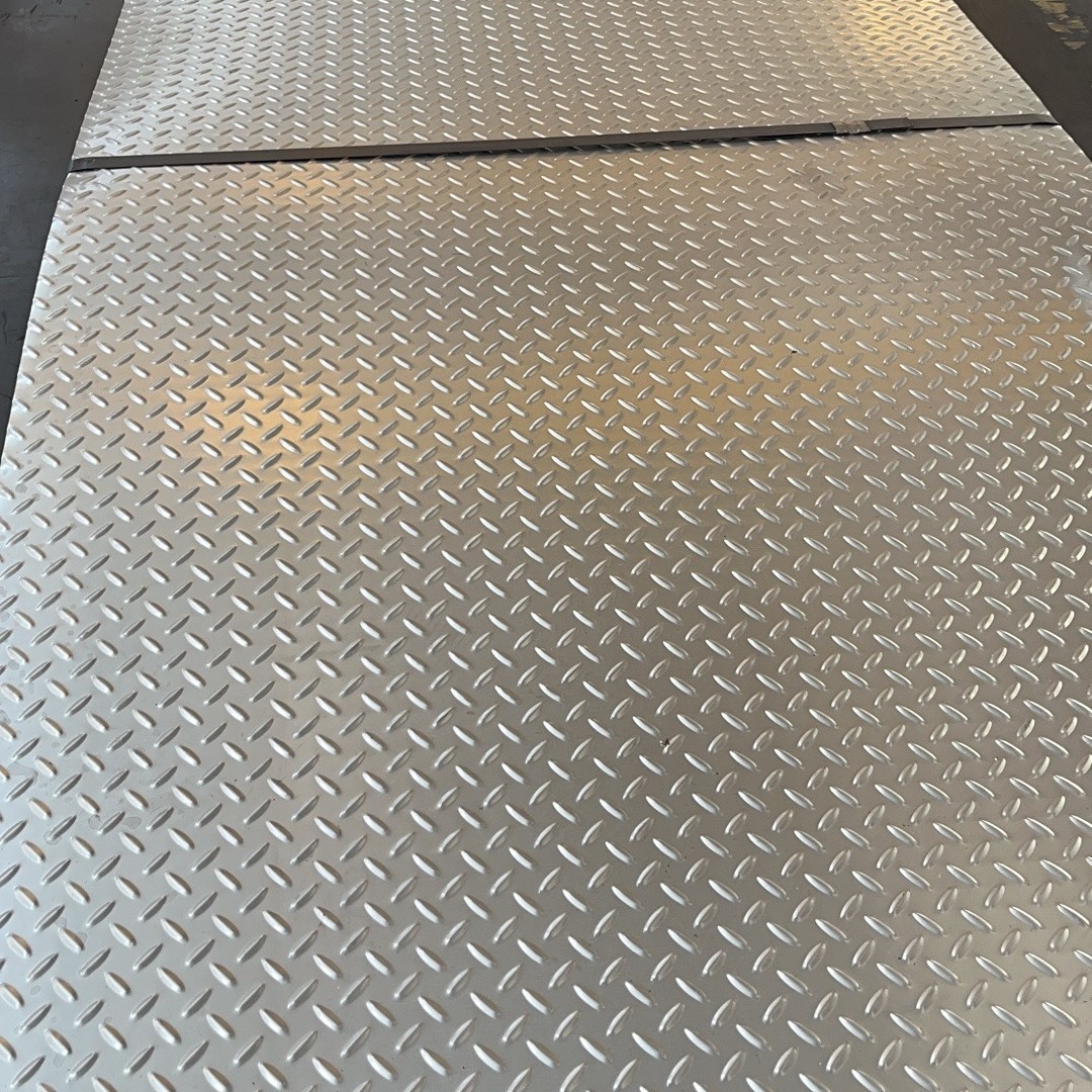 Tear Drop Diamond Stainless Steel Checkered Sheet SS201 SS304 SS316L SS Chequered Steel Plate