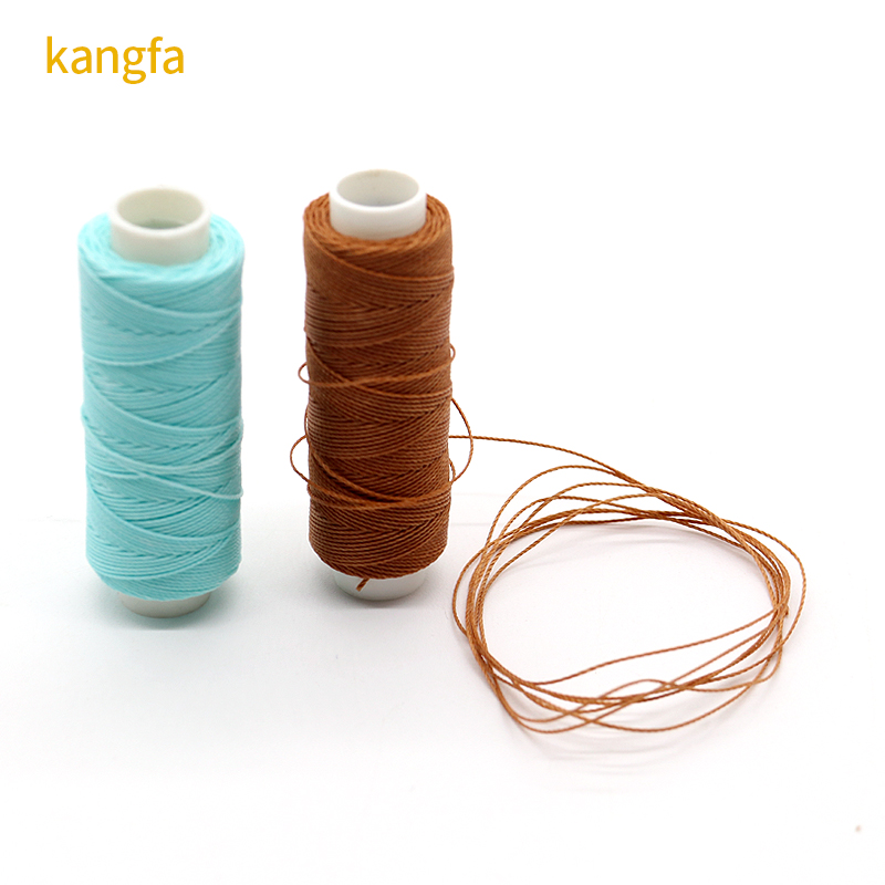 1mm 100% Polyester Leather Round Waxed Thread for Hand-sewn Leather Long-lasting
