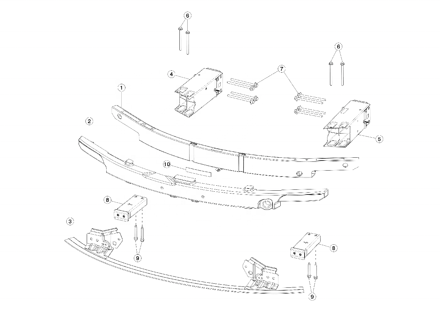 2017-2020 Tesla Model 3 Front Bumper Holder 1109193-00-C Suitable For Original Parts