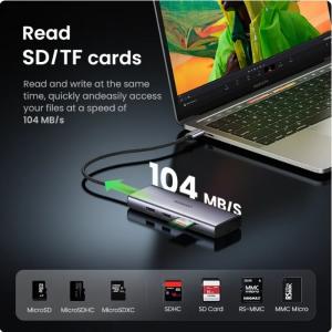 USB C Hub with 4k/HDMI ,9-in-1 USB C to Ethernet Adapter, 5Gbps USB-A 3.0