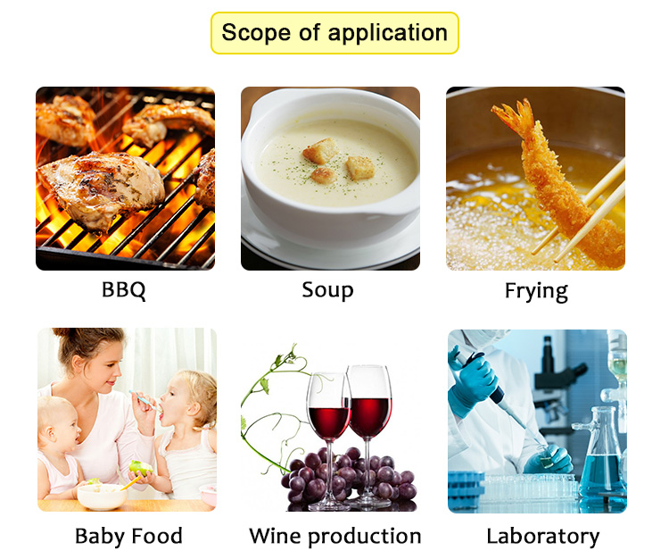 Instant Read Water Temperature Food Digital High Precision Kitchen LCD Meat Thermometer 