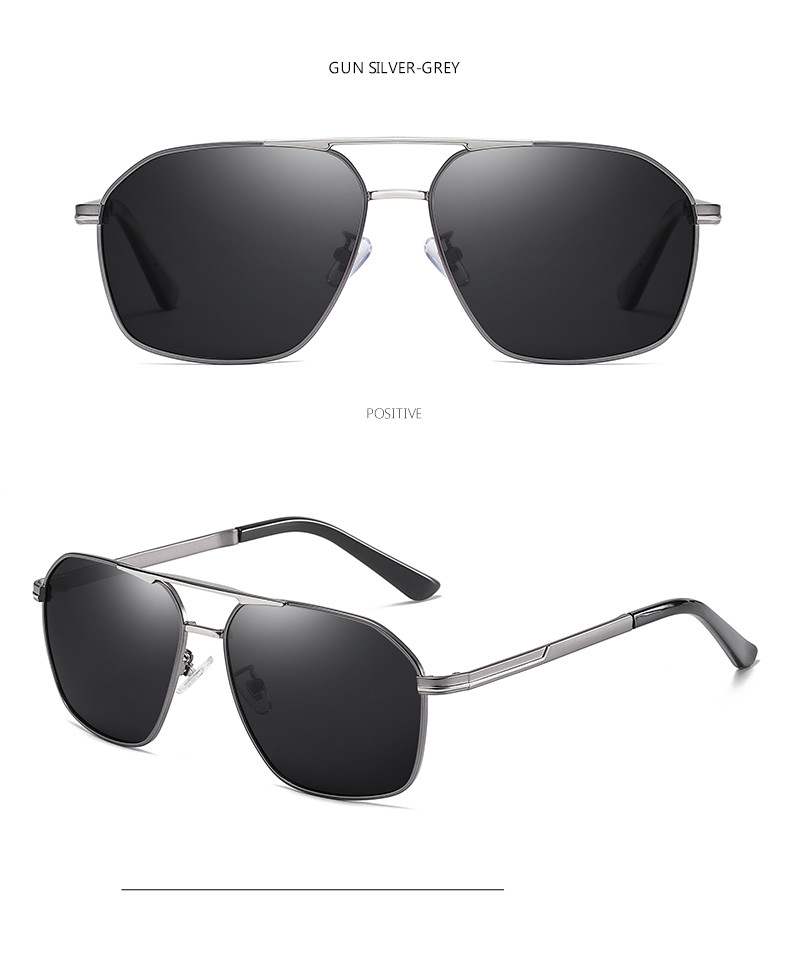 Men Polarized HD Drive Retro Pilot Sunglasses Anti Glare Goggles Ultralight Frame