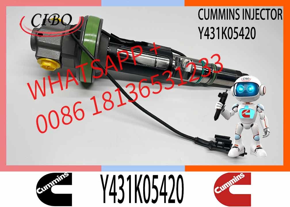 NINE Brand 100% Tested Common Rail Injector Y431K05420 Fuel Injector Y 431 K05 420