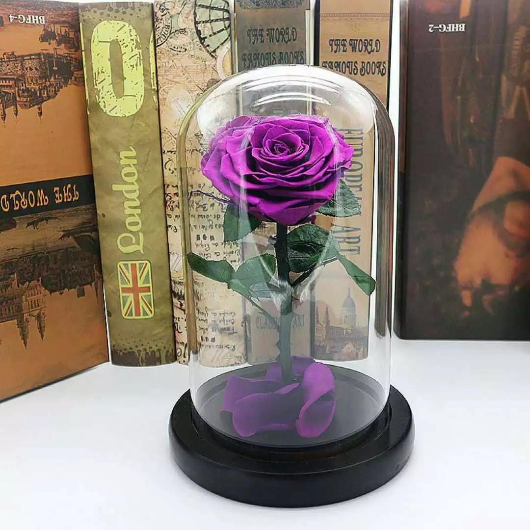 2019 Christams Gift Preserved Flower Forever Rose In Flask On Sale