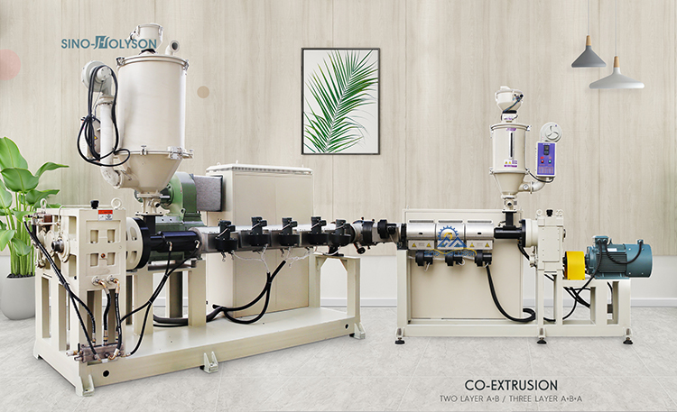 Dia:20-110mm HDPE Pipe Extrusion Machine Line (ABA 3-layers)