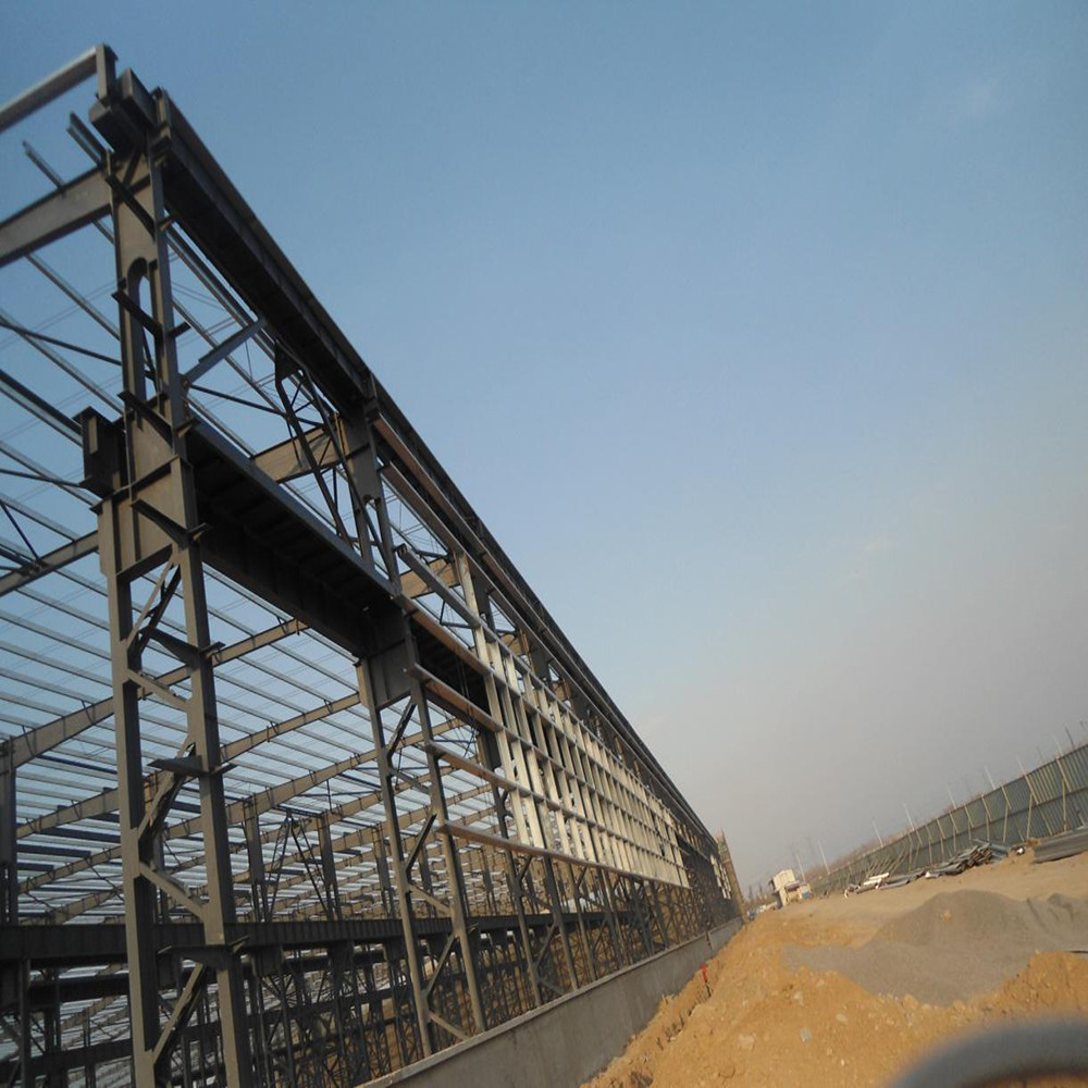 Customized Industrial Steel Structure Workshop Fire Resistance Steel Portal Frame Building